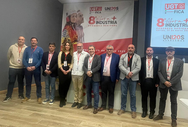 Ricardo Salaya, elegido secretario general de UGT FICA Extremadura por unanimidad