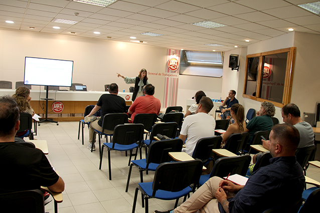 UGT FICA realiza una jornada formativa de salud laboral en el marco del proyecto IncreMental