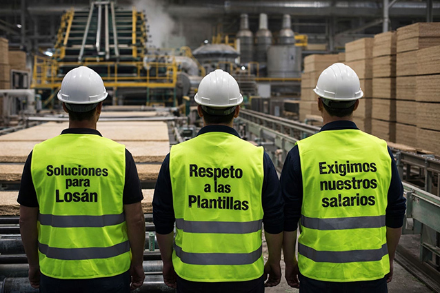 UGT FICA CyL traslada a la Junta de Castilla y León la situación “crítica” de los trabajadores de la empresa Tableros Losán