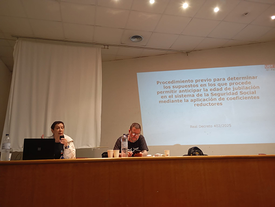 Pilar Ituero interviene en una Jornada sobre coeficientes reductores en Girona