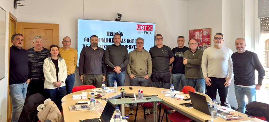 Coordinadores de UGT FICA en empresas de componentes de automoción se reafirman en la exigencia de una transición justa y ordenada para el sector