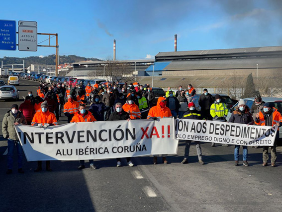210108 protesta Alu Iberica