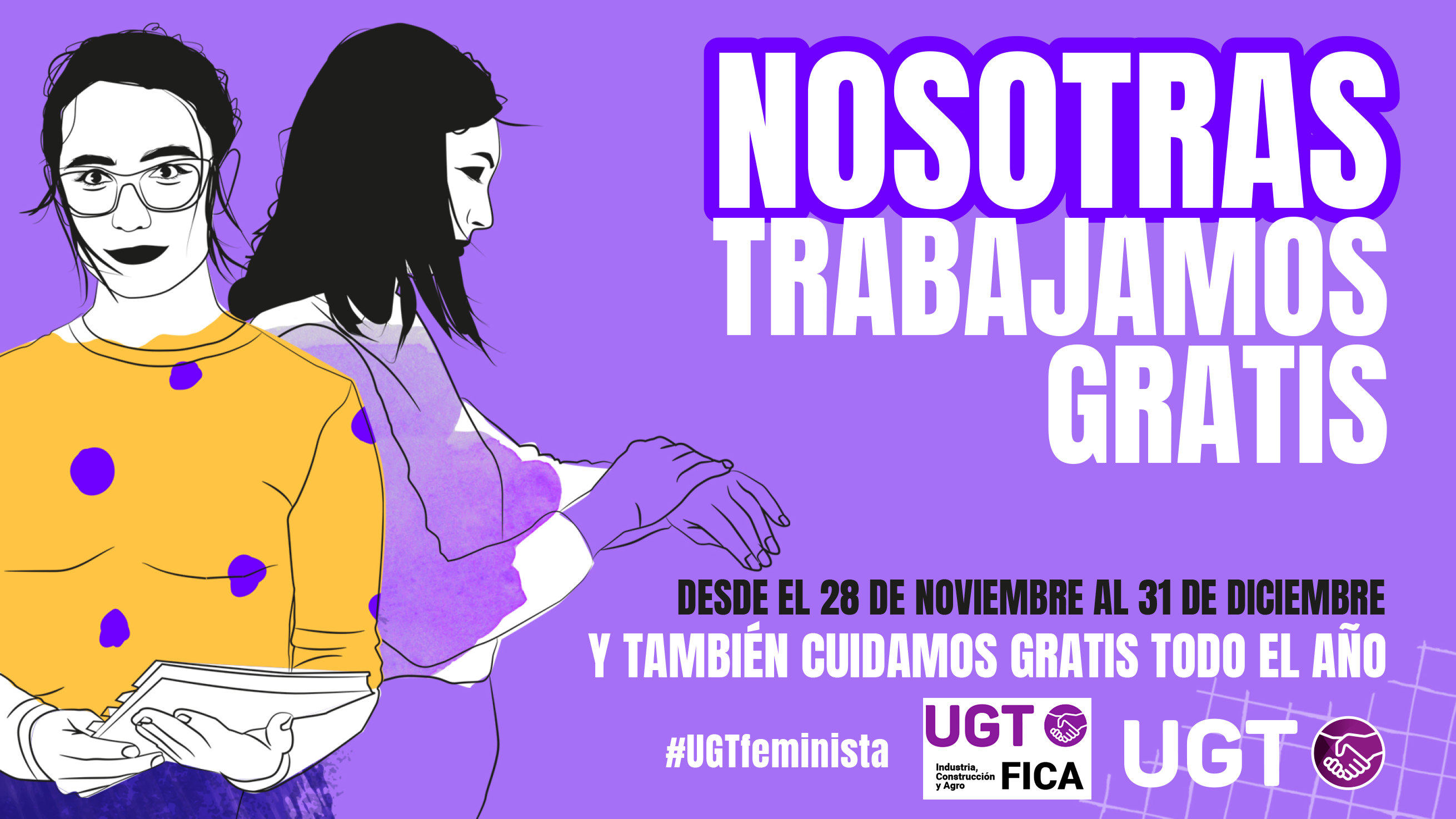 Las mujeres desde hoy trabajan gratis en España