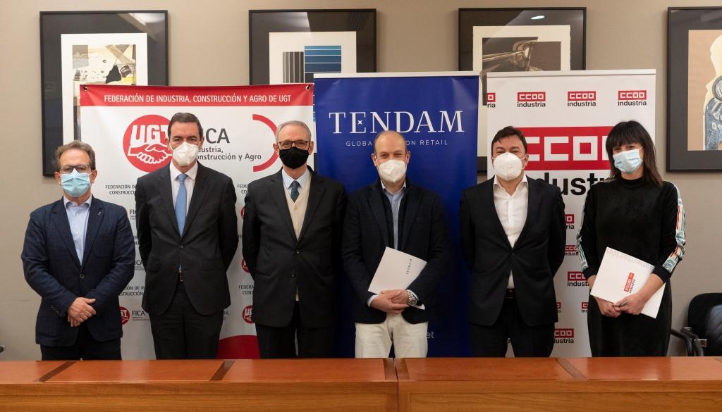 UGT FICA, CCOO Industria y el Grupo Tendam firman un Acuerdo Global para promover la aplicación de las normas internacionales del trabajo en la cadena de suministro